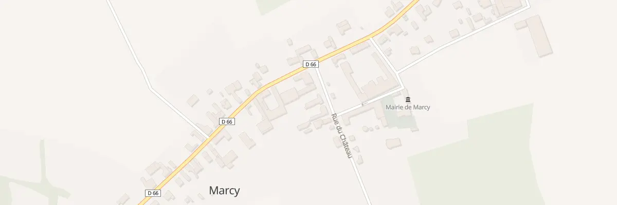 Plan du 2 Rue du Château à Marcy
