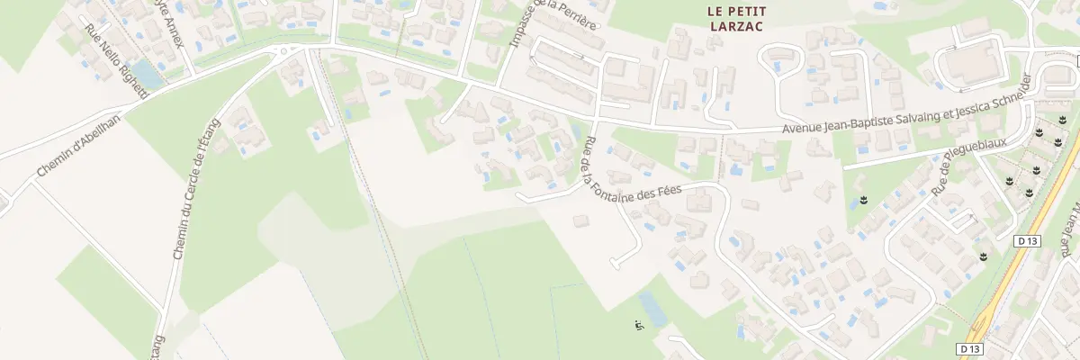 Plan du 3 Imp de la Source à Pézenas