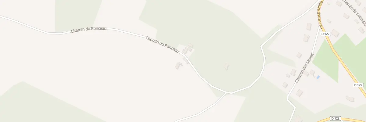 Plan du 1 Che du Ponceau à Dixmont