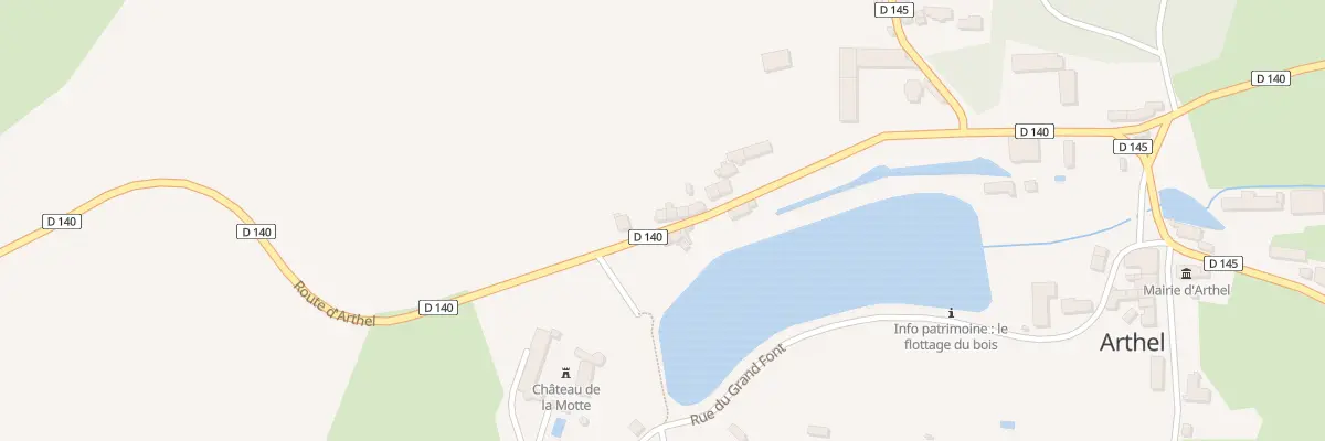 Plan du 36 Le Bourg à Arthel