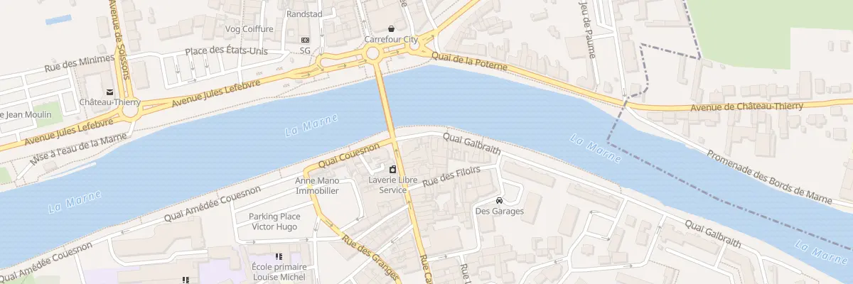Plan du 3 Quai Galbraith à Château-Thierry