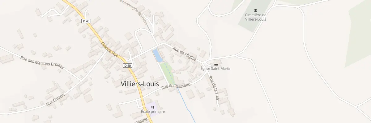 Plan du 12 Rue de l’Eglise à Villiers-Louis