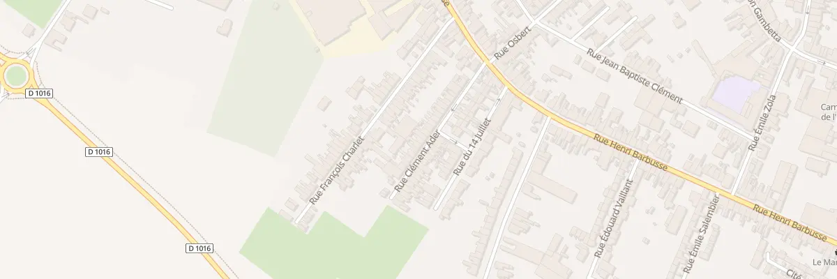 Plan du 22 Rue Clément Ader à Caudry