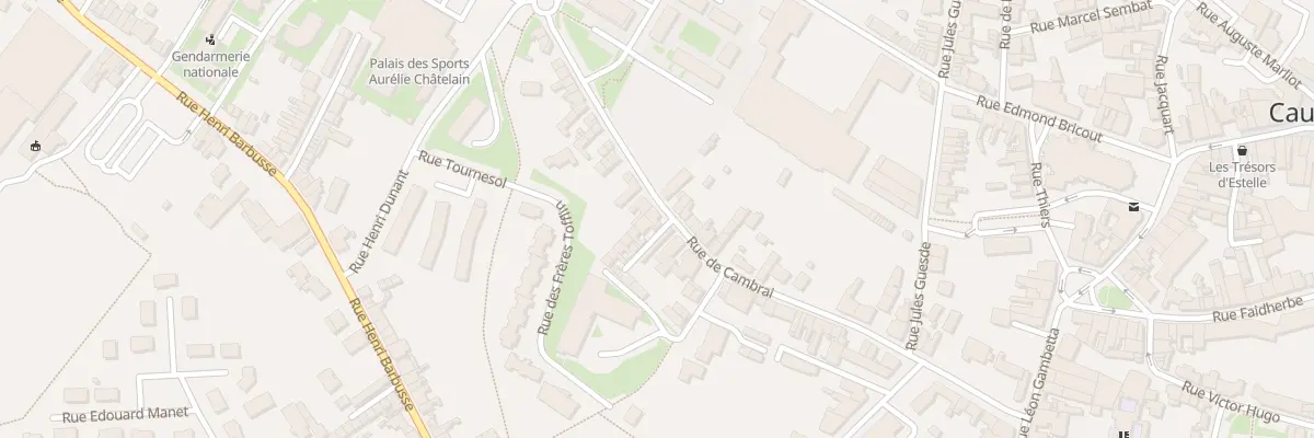 Plan du 43 Rue de Cambrai à Caudry