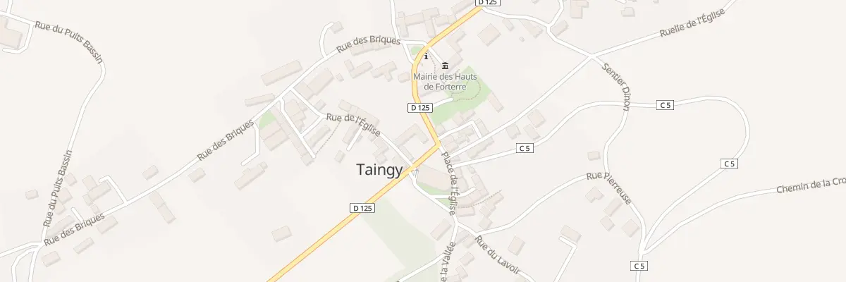 Plan du 7 Pl de l’Eglise Taingy aux Hauts de Forterre