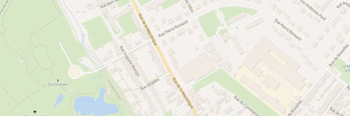 Plan du 160 Rue de la République à Caudry