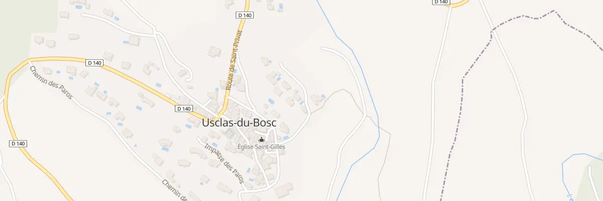 Plan du 1 Imp Las Costes à Usclas-du-Bosc
