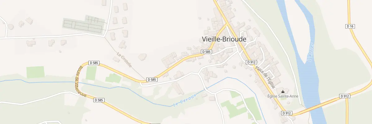 Plan du 25 Rte de Villeneuve à Vieille-Brioude