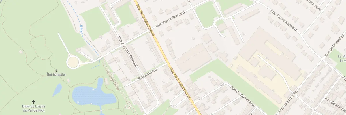 Plan du 158 Rue de la République à Caudry