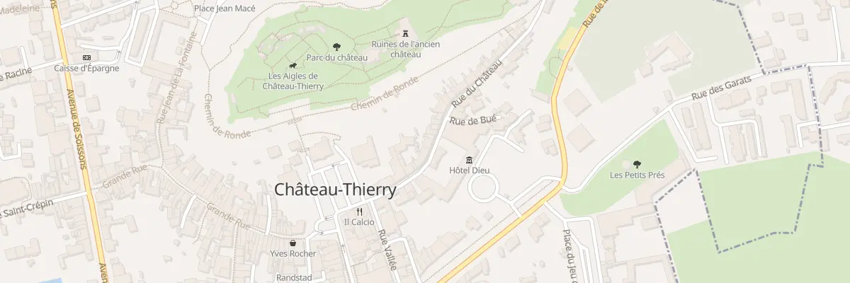 Plan du 20 Rue du Château à Château-Thierry