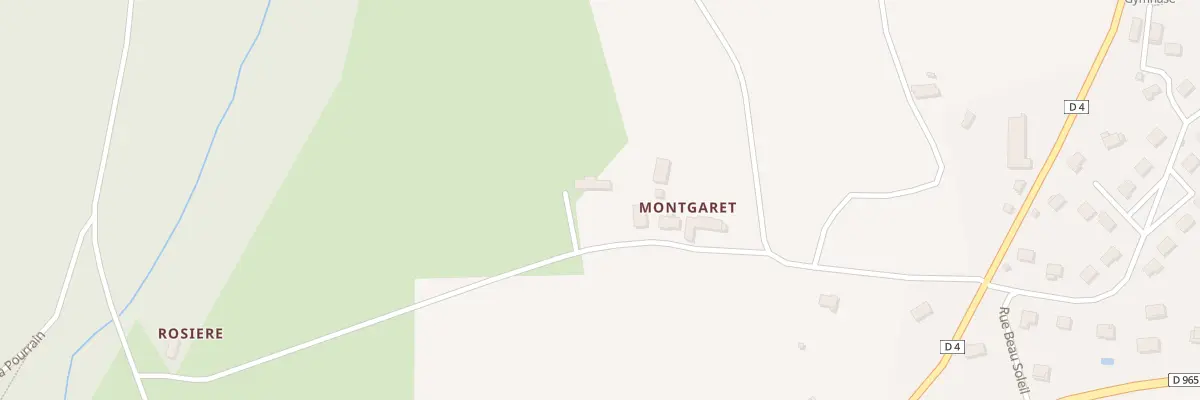Plan du 376 Montgaret à Pourrain