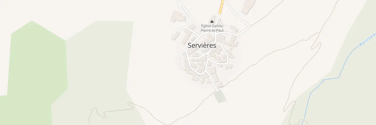 Plan du 5009 Servieres Village à Monts-de-Randon