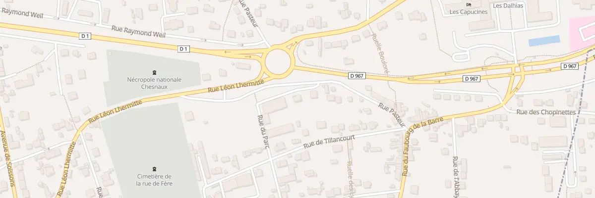 Plan du 13 Rue du Parc à Château-Thierry