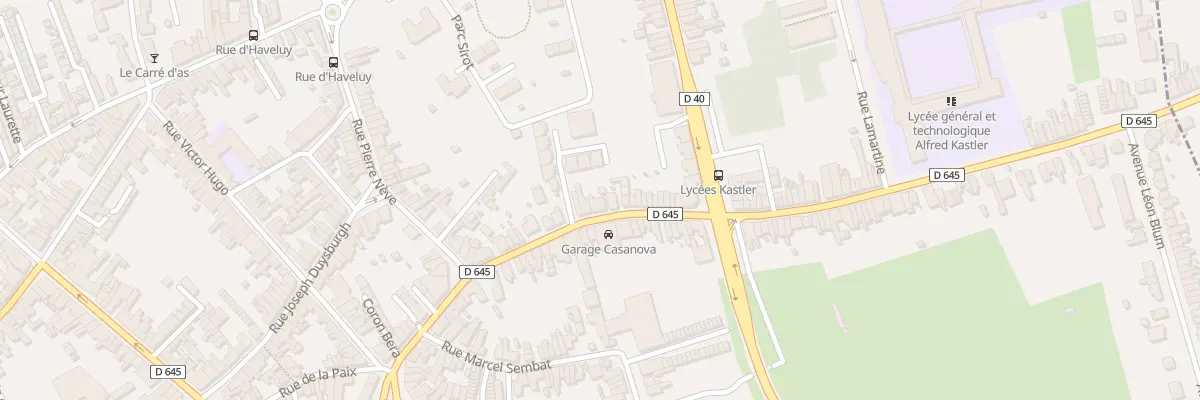 Plan du 45 Rue Paul Elie Casanova à Denain