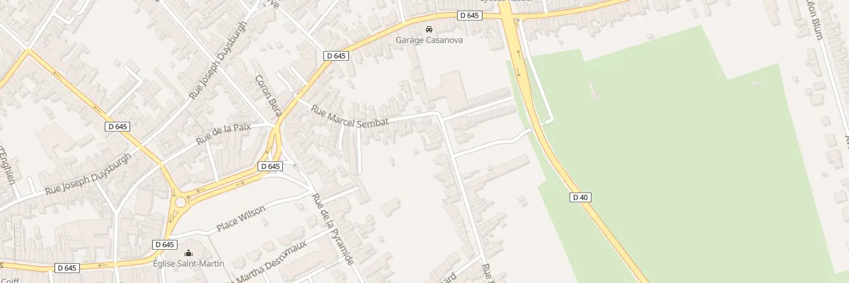 Plan du 22 Rue Deslinsel à Denain