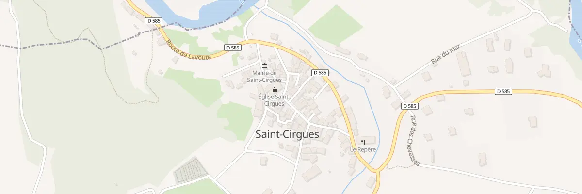 Plan du 5045 Le Bourg à Saint-Cirgues