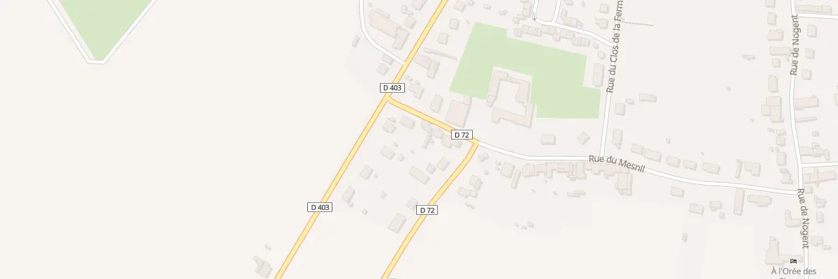 Plan du 4 Rue du Mesnil à Villiers-Saint-Georges