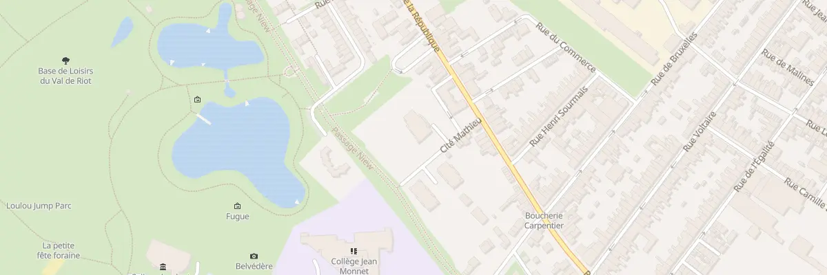 Plan du 131 Rue de la République à Caudry