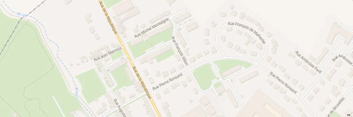 Plan du 1 Rue François Villon à Caudry