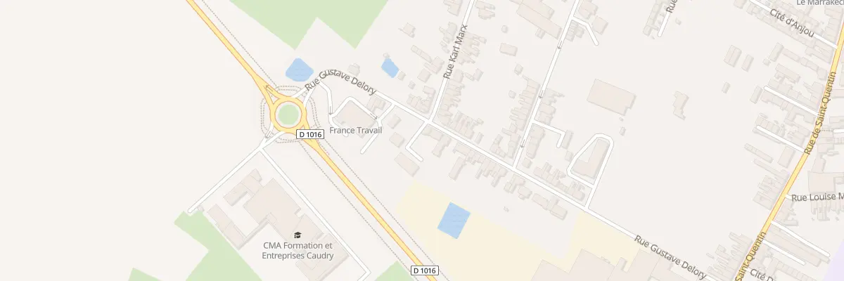 Plan du 97 Rue Gustave Delory à Caudry