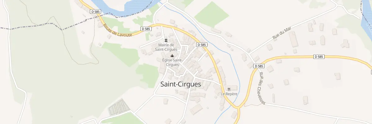 Plan du 5 Rue Odilon de Mercoeur à Saint-Cirgues