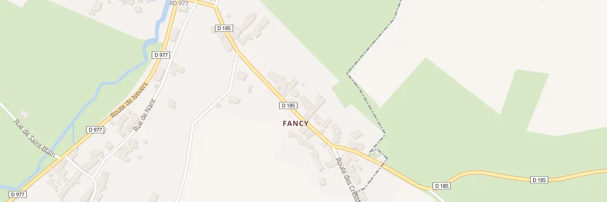 Plan du 25 Fancy à Courcelles