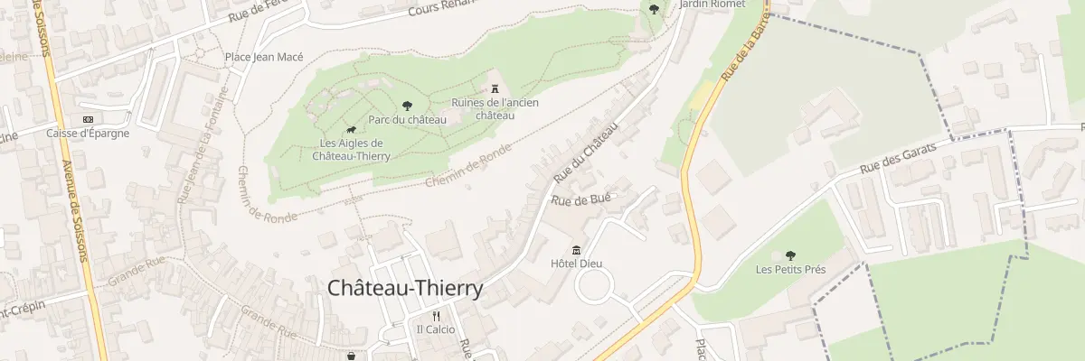 Plan du 32 Rue du Château à Château-Thierry