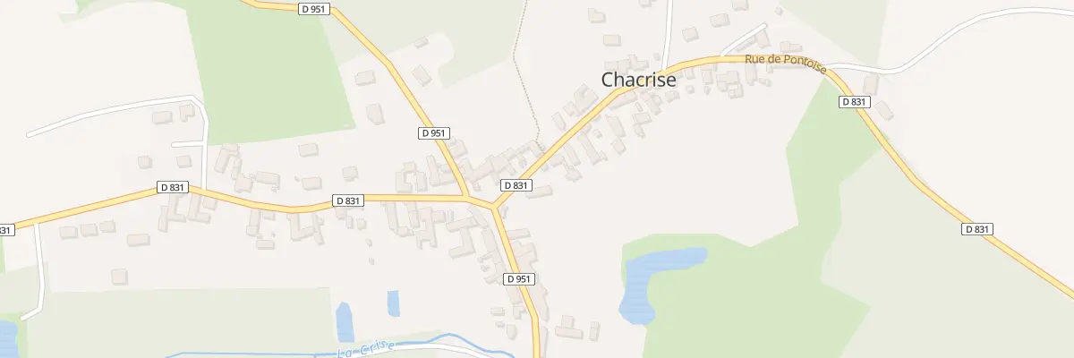 Plan du 2 Rue de Pontoise à Chacrise