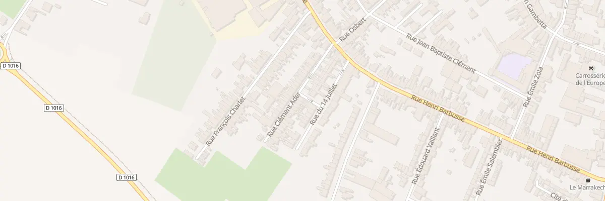 Plan du 25 Rue Clément Ader à Caudry