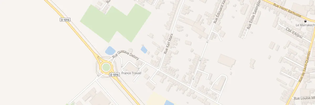 Plan du 64 Rue Karl Marx à Caudry