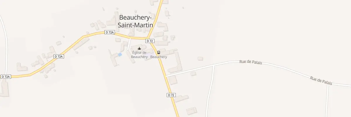 Plan du 1B Rue de Palais à Beauchery-Saint-Martin