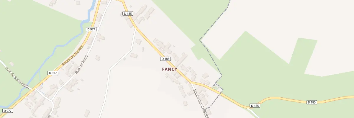 Plan du 27 Fancy à Courcelles