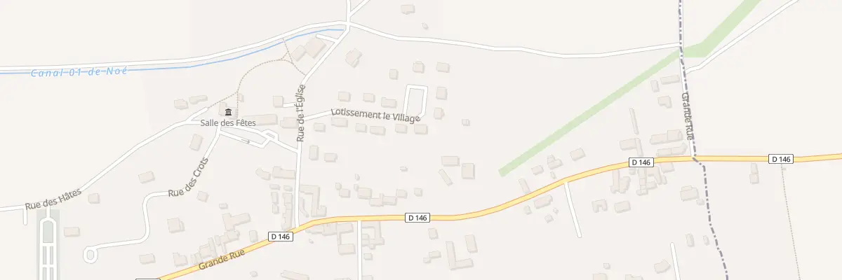 Plan du 6 Lot le Village à Noé