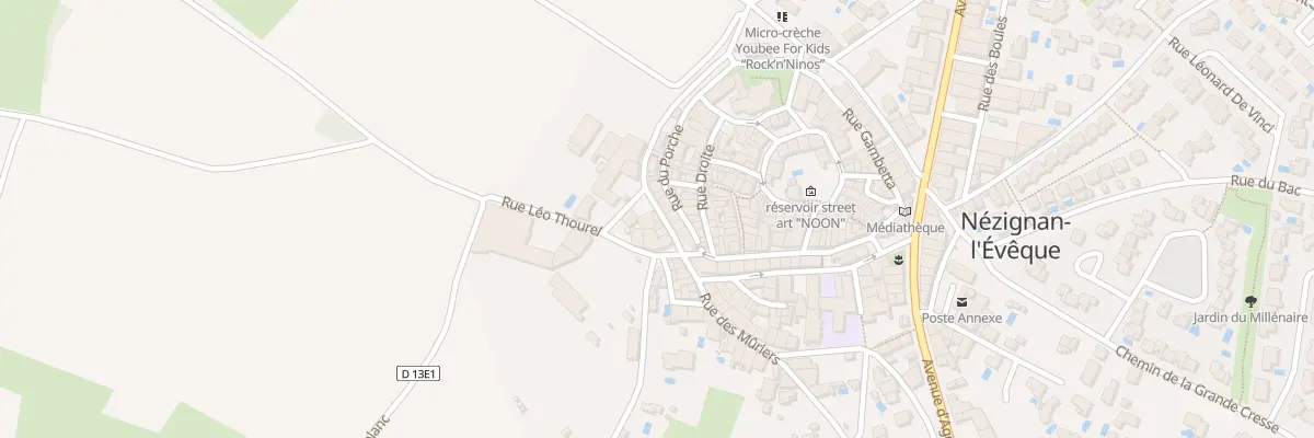 Plan du 5 Rue des Forgerons à Nézignan-l’Évêque