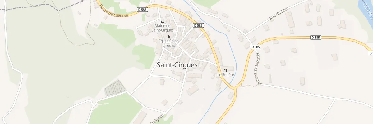 Plan du 5020 Le Bourg à Saint-Cirgues