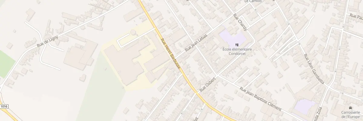 Plan du 124 Rue Henri Barbusse à Caudry