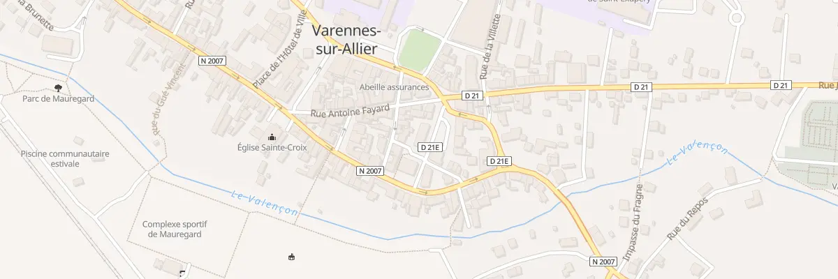 Plan du 2 Pl du Champ de Mars à Varennes-sur-Allier