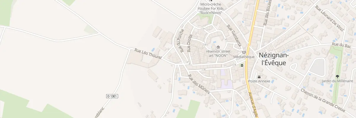 Plan du 1 Rue des Forgerons à Nézignan-l’Évêque