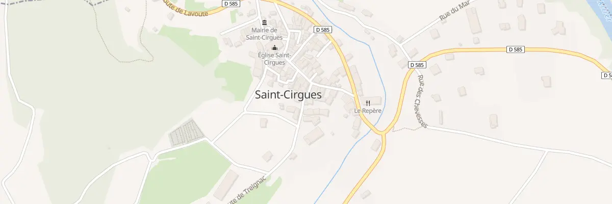 Plan du 5 Rte de Treignac à Saint-Cirgues