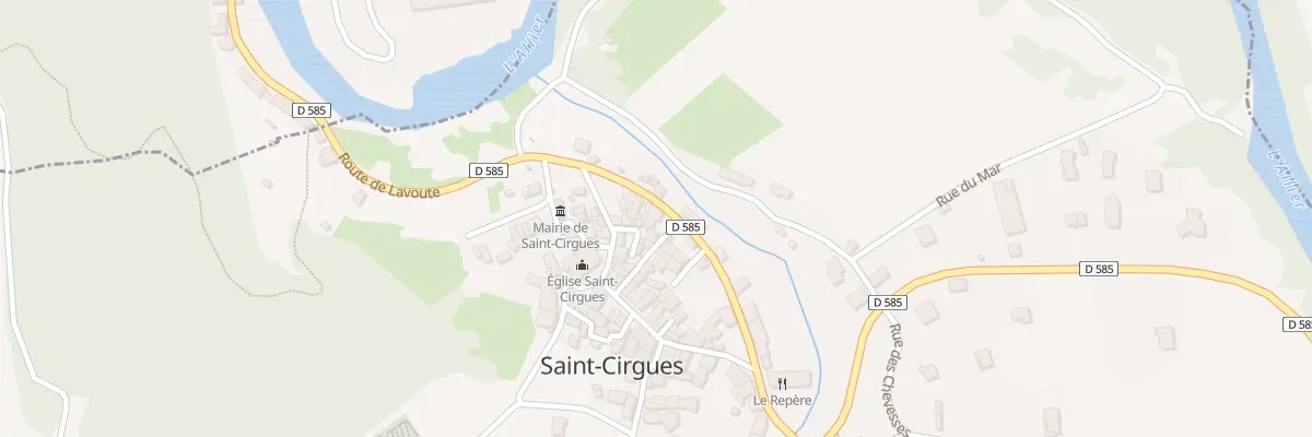 Plan du 5054 Le Bourg à Saint-Cirgues