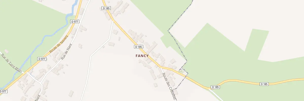Plan du 29 Fancy à Courcelles
