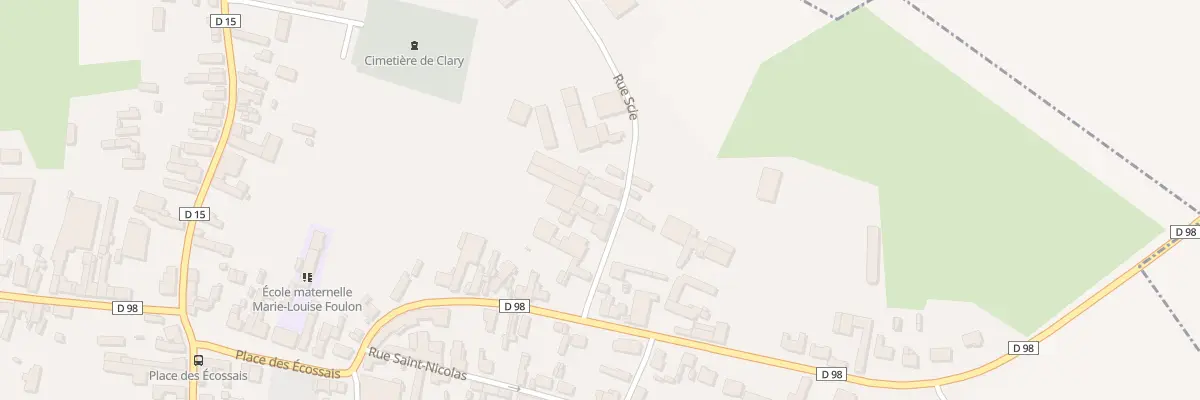 Plan du 5 Rue Scie à Clary