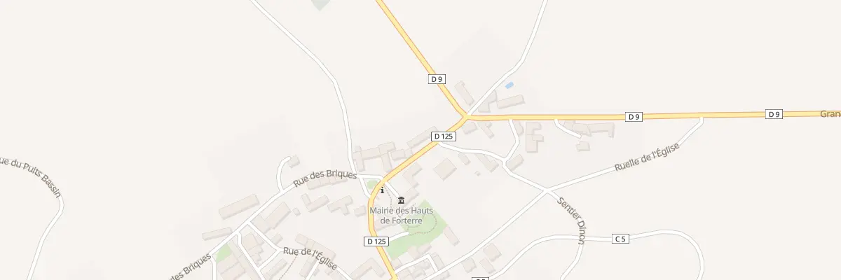 Plan du 5 Gr Grande Rue Taingy aux Hauts de Forterre