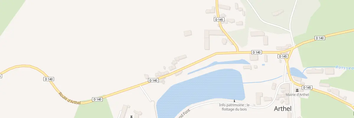 Plan du 31 Le Bourg à Arthel