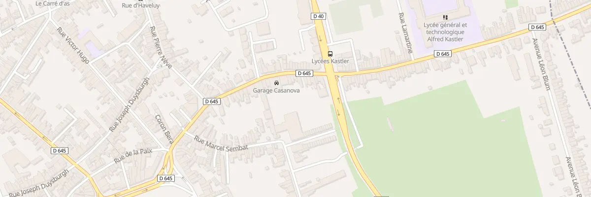 Plan du 54 Rue Paul Elie Casanova à Denain