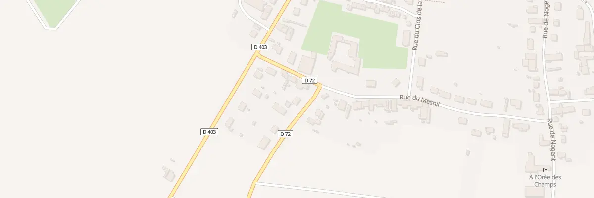 Plan du 2T Rue de Beauchery à Villiers-Saint-Georges