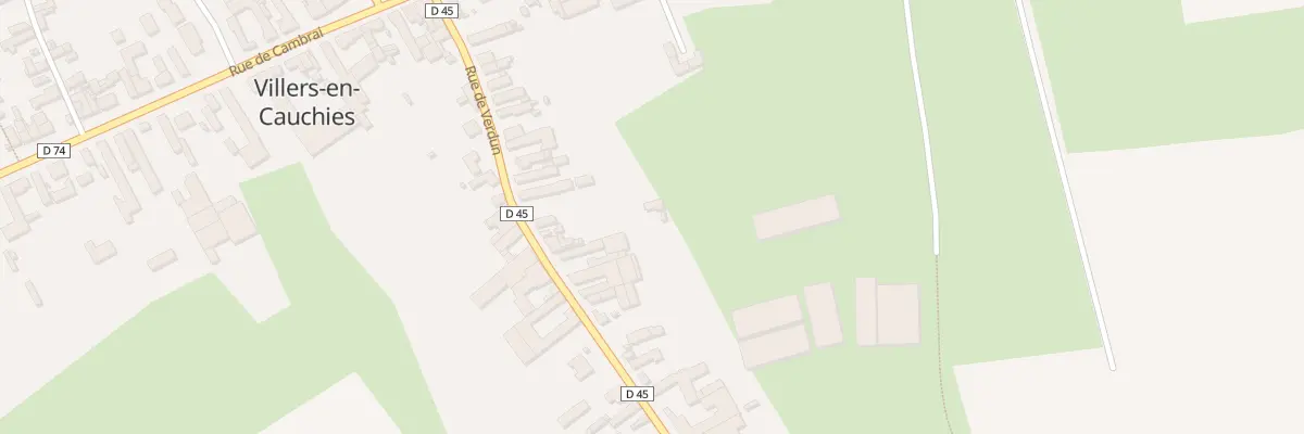 Plan du 27 Rue de Verdun à Villers-en-Cauchies