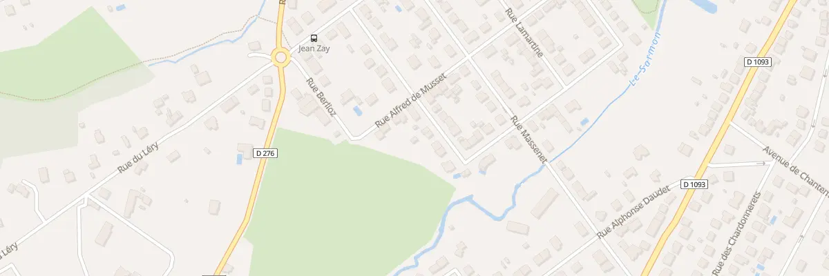 Plan du 10 Rue Saint Saens à Bellerive-sur-Allier