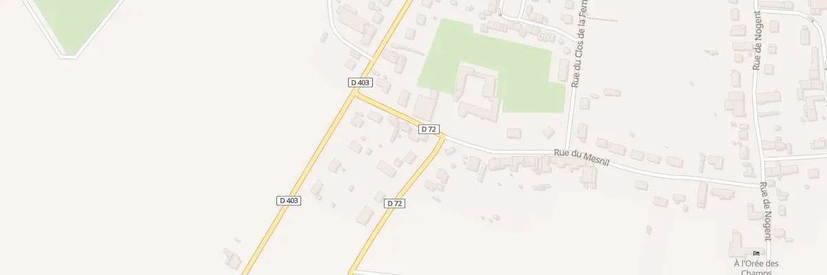 Plan du 8B Rue du Mesnil à Villiers-Saint-Georges