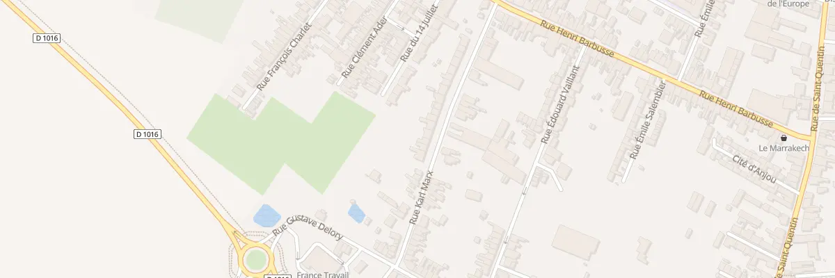 Plan du 32 Rue Karl Marx à Caudry